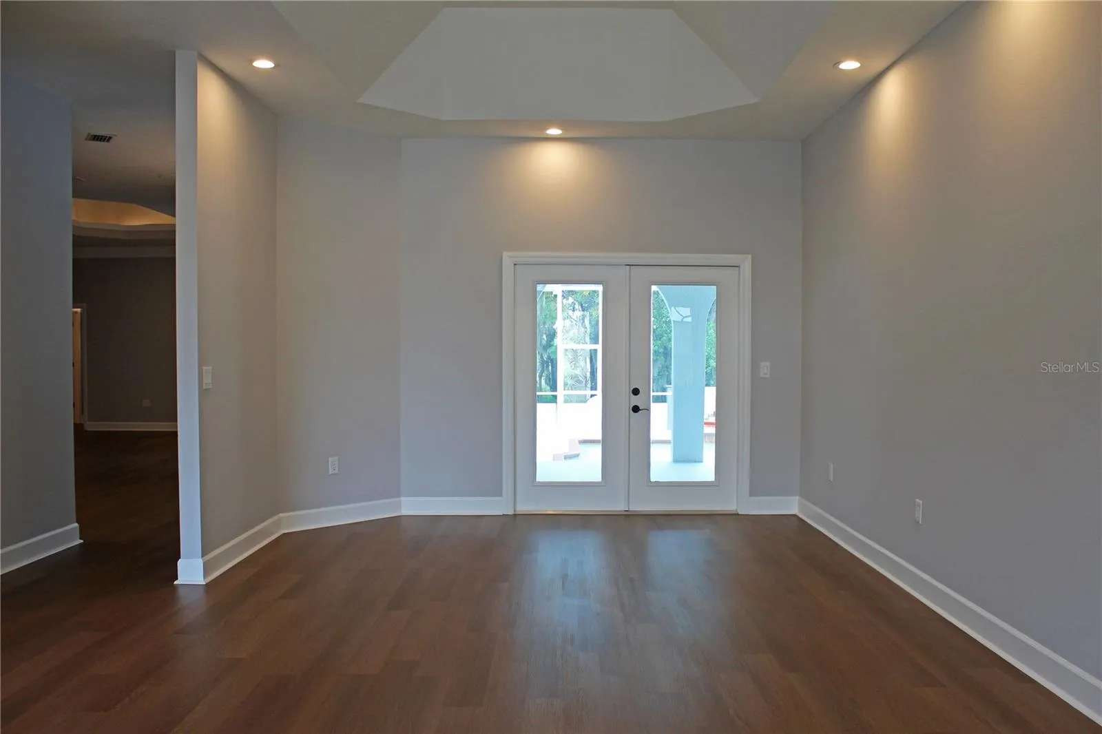 Living room at front entrance
