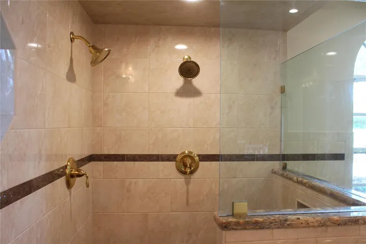 Master shower