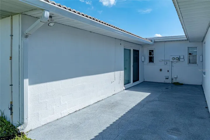 Private patio