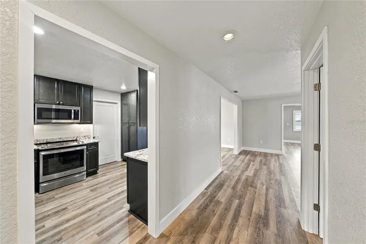 Foyer looking into Kitchen