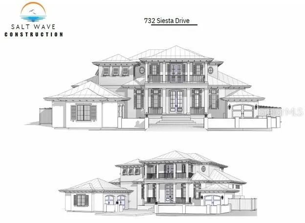 One of four plans that  Salt Wave Construction has that fit on the lot and ready to build quickly once you purchase the lot from the seller.