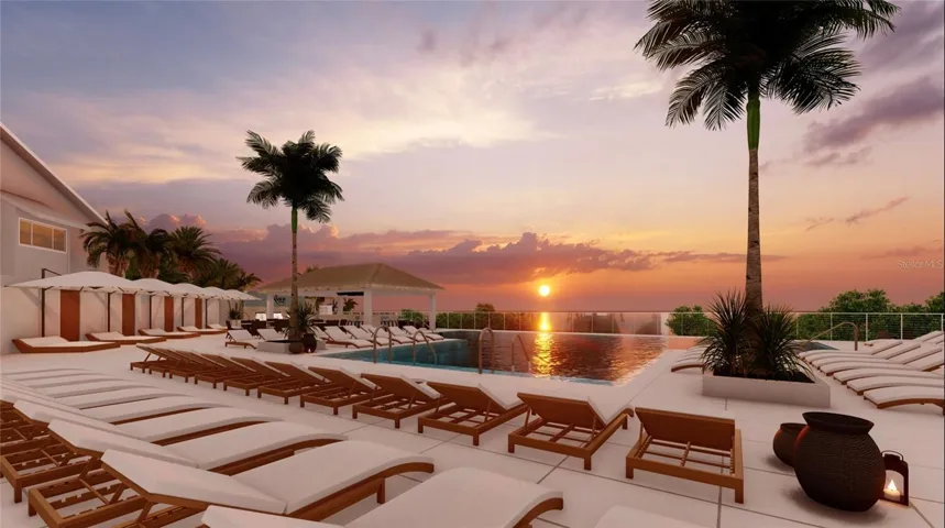 Rendering New pool under construction