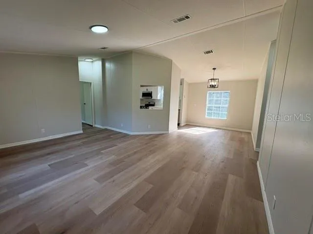 Living room and Dining room