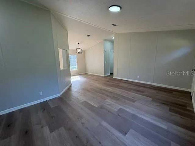 Living room and Dining room