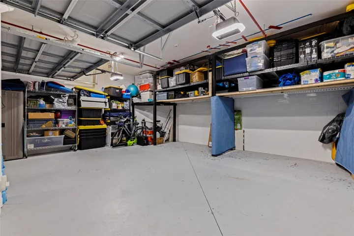 2 Car Garage plus storage space
