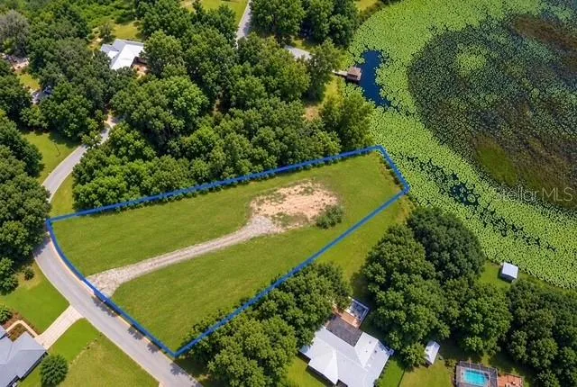 AI enhanced to give a visual of the driveway and fill dirt for home site