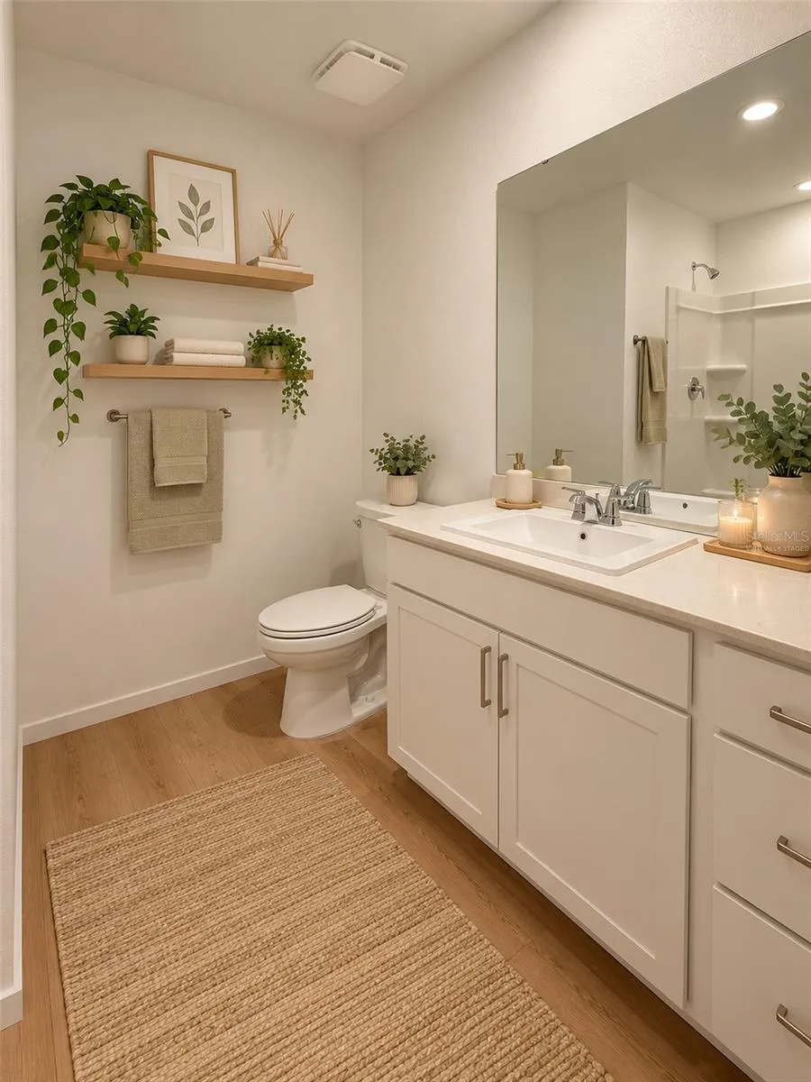 Master Room Bathroom ''Virtually Staged"
