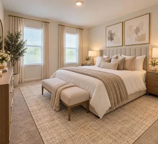 Master Room ''Virtually Staged"