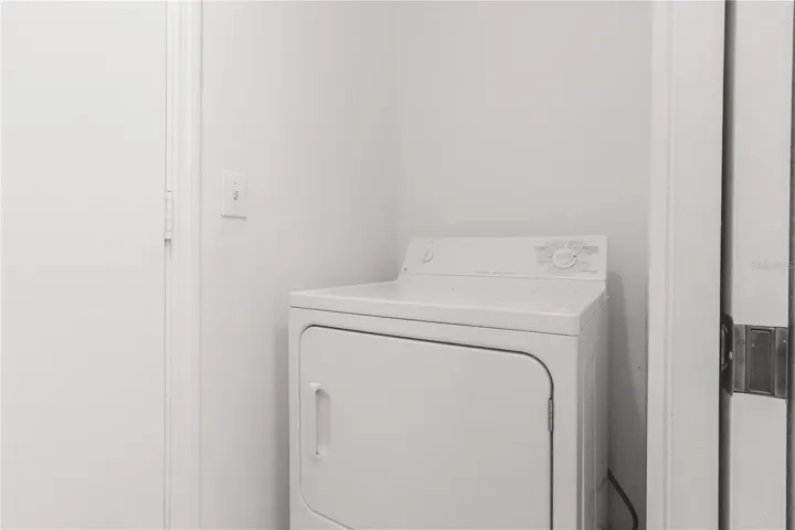 Separate laundry area