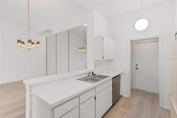 Open kitchen concept with a seamless flow into the living and dining areas