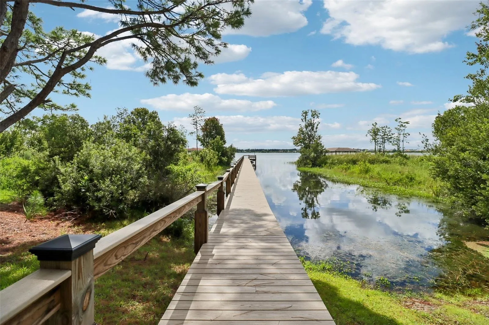 Enjoy the private dock.