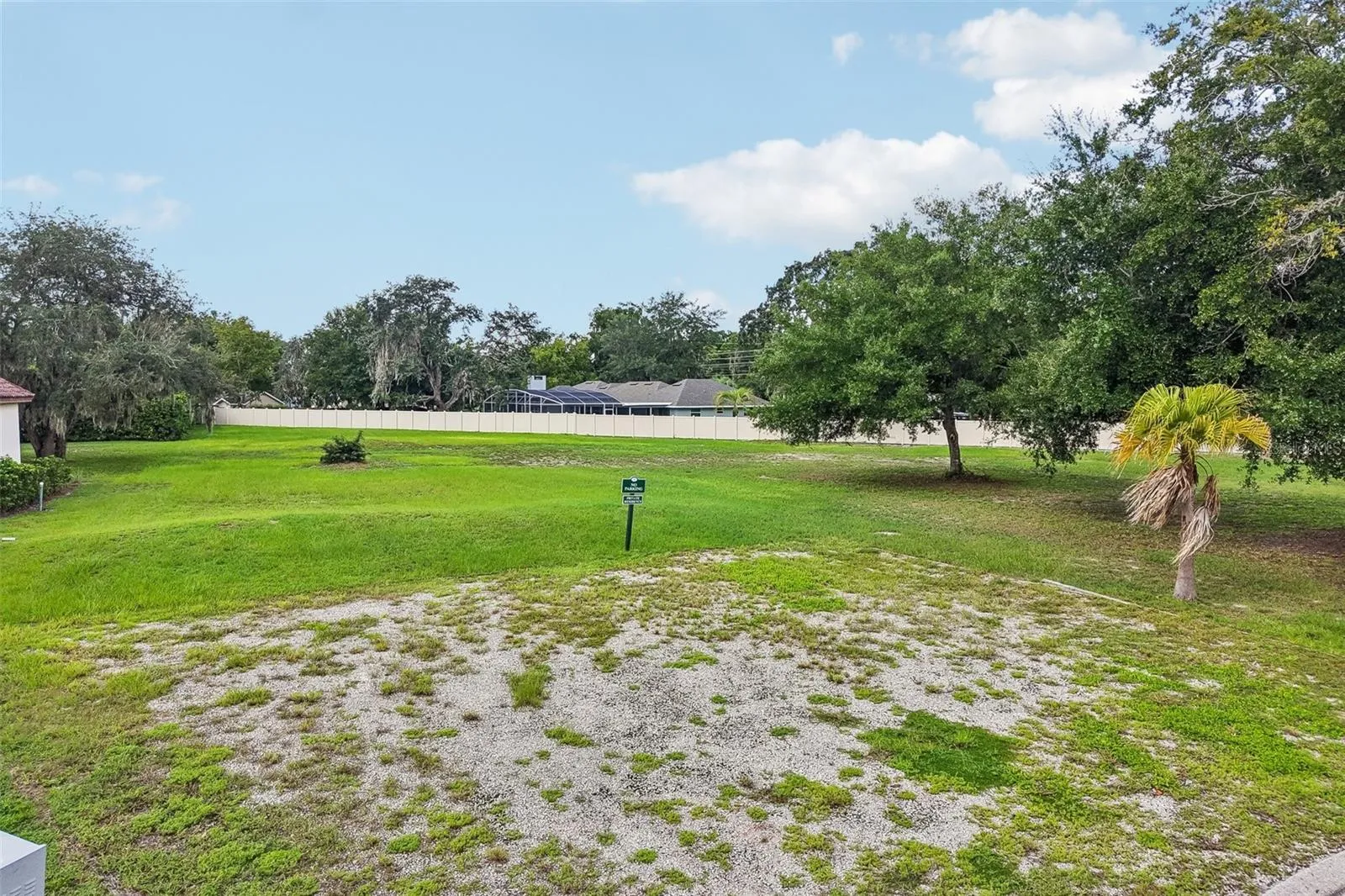 Right around the corner from the boat ramp and dock.