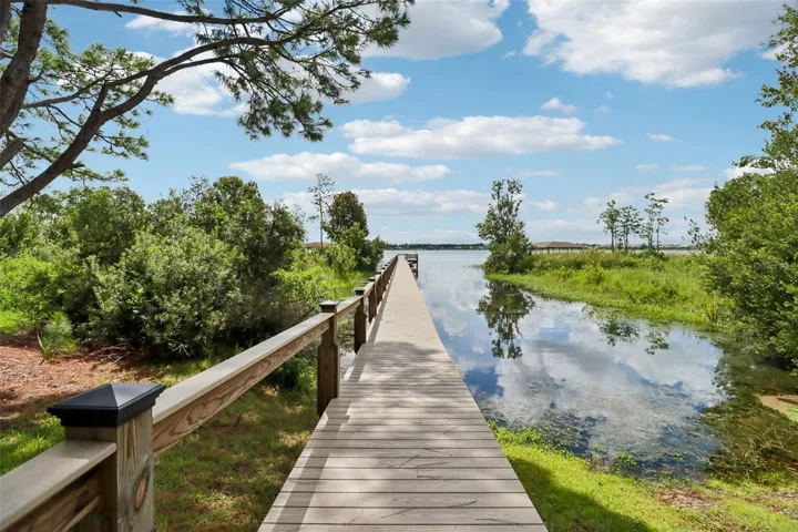 Enjoy the private dock.