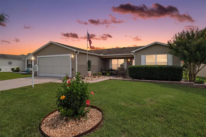 Twilight Front Elevation