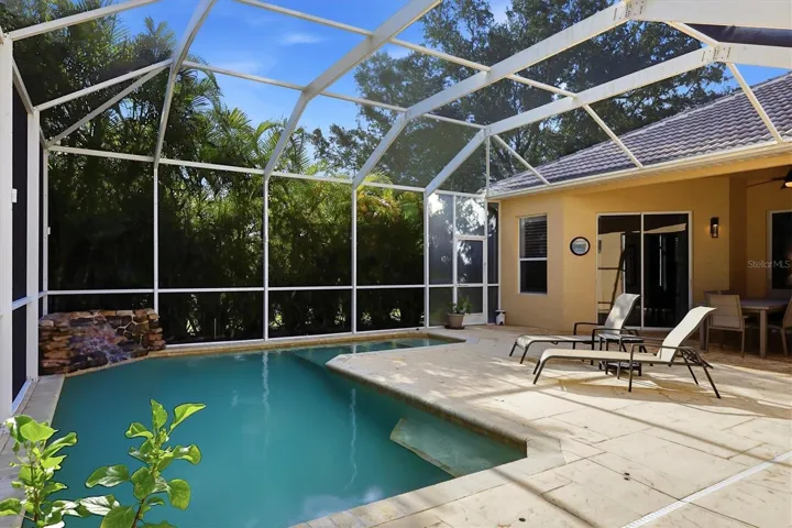 Covered dining area