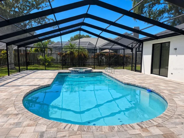 Pool - new marcite, new brick pavers sealed, new screen on pool cage.
