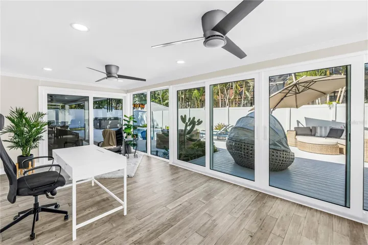 Indoor/ outdoor living rooms!