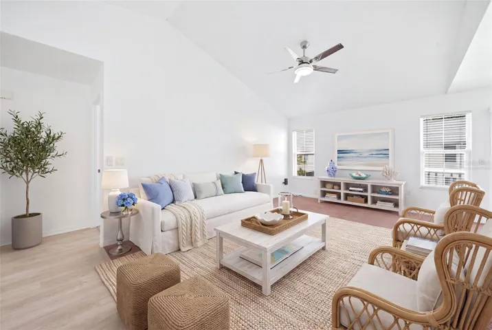 Virtually Staged Living Room