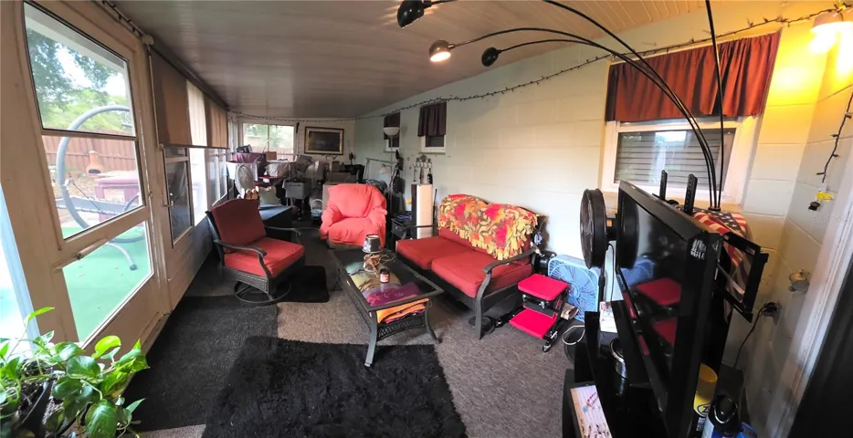 Spacious Enclosed Porch