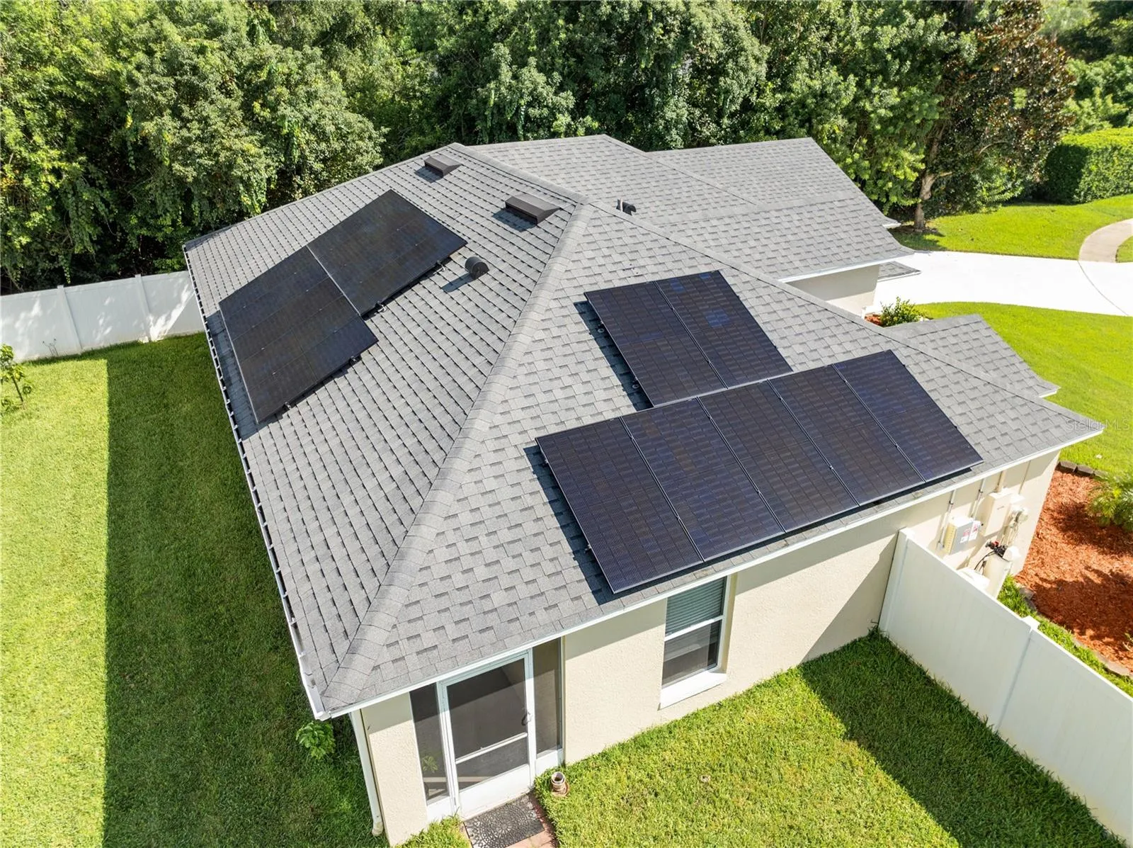 Aerial View, SOLAR PANELS ARE PAID OFF