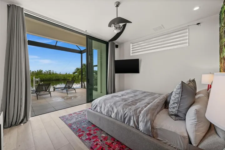 2nd Bedroom Junior Suite Overlooks the pool