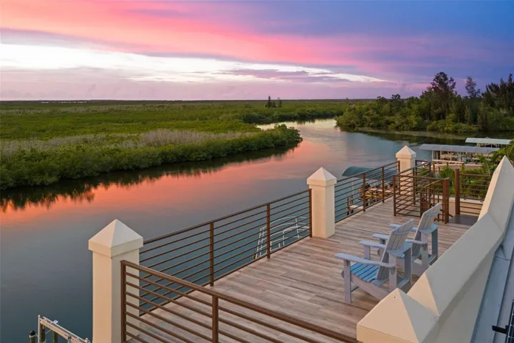 Stunning evening views from the 3rd story terrace