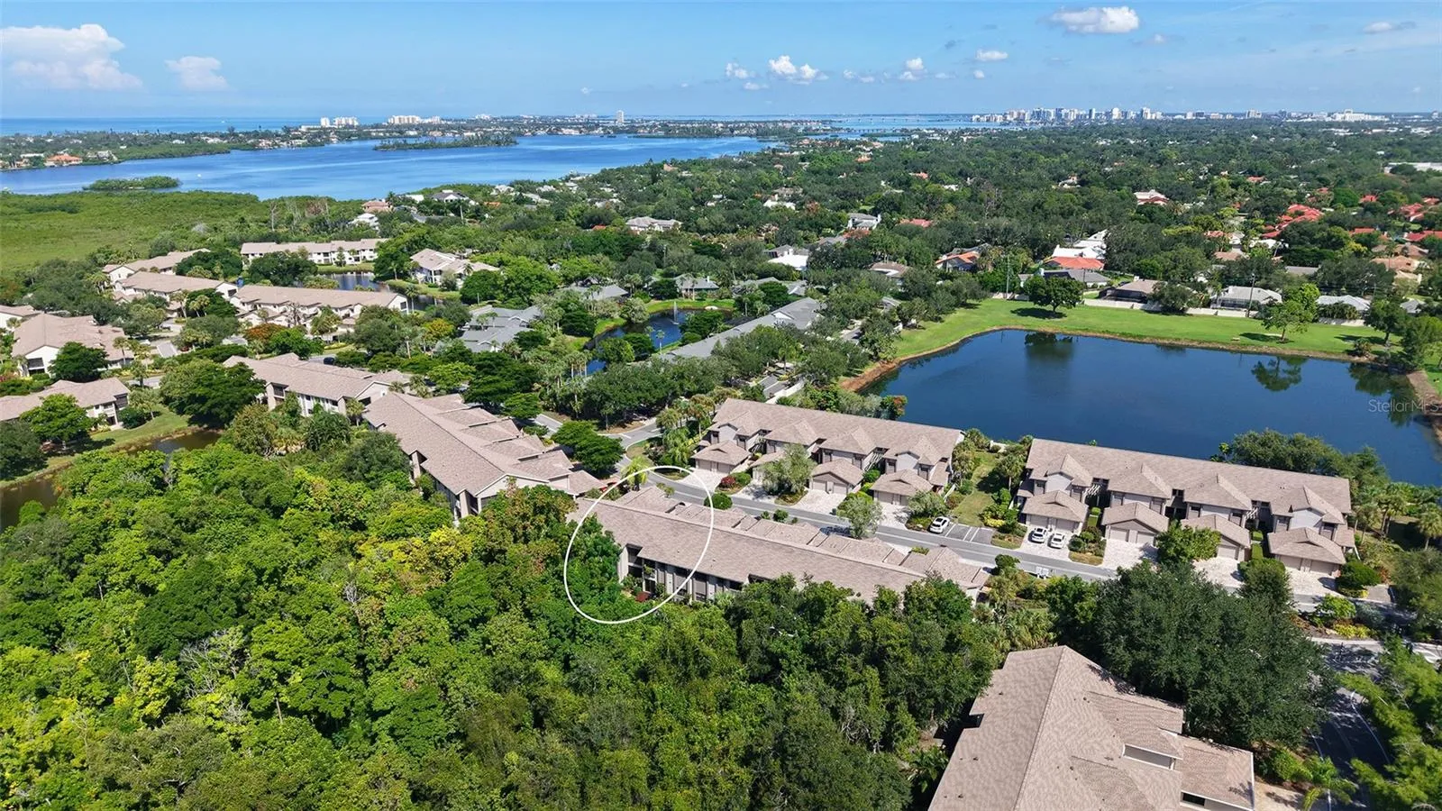 aerial view of the Landings