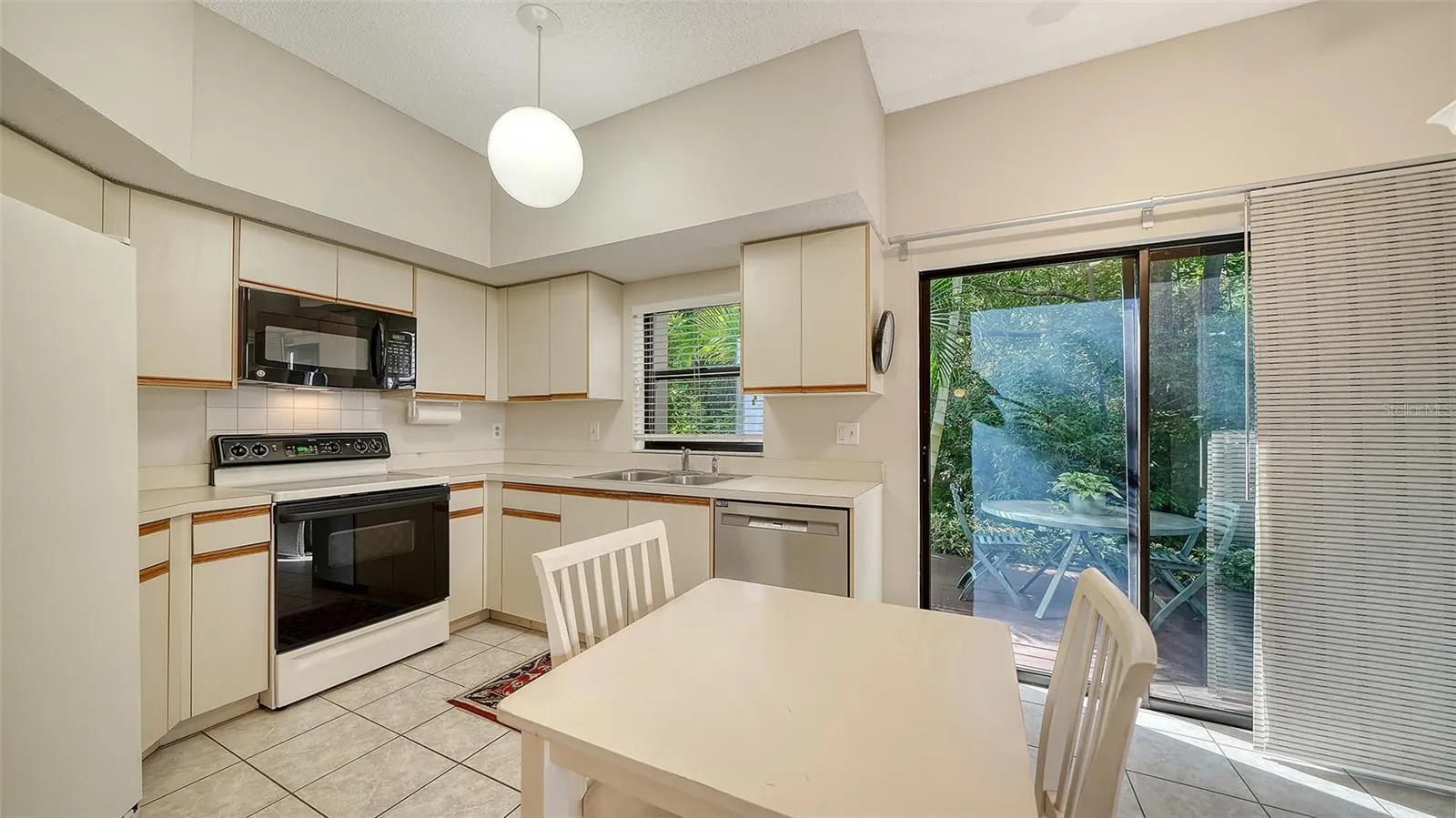 kitchen has access to the terrace