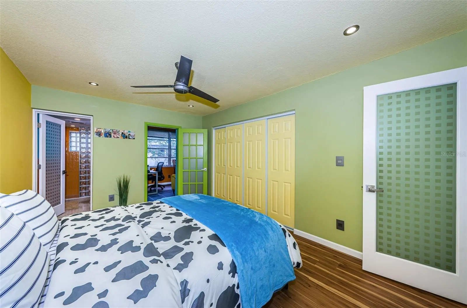 Lots of closet space in the master bedroom