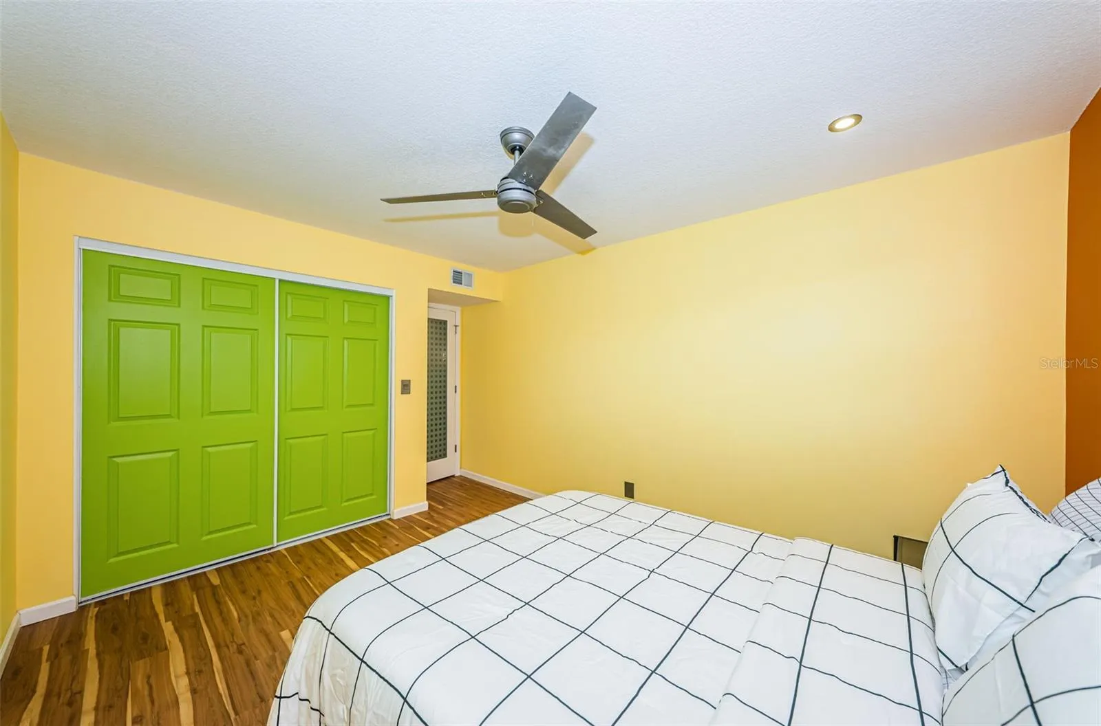Guest bedroom has ample closets too!