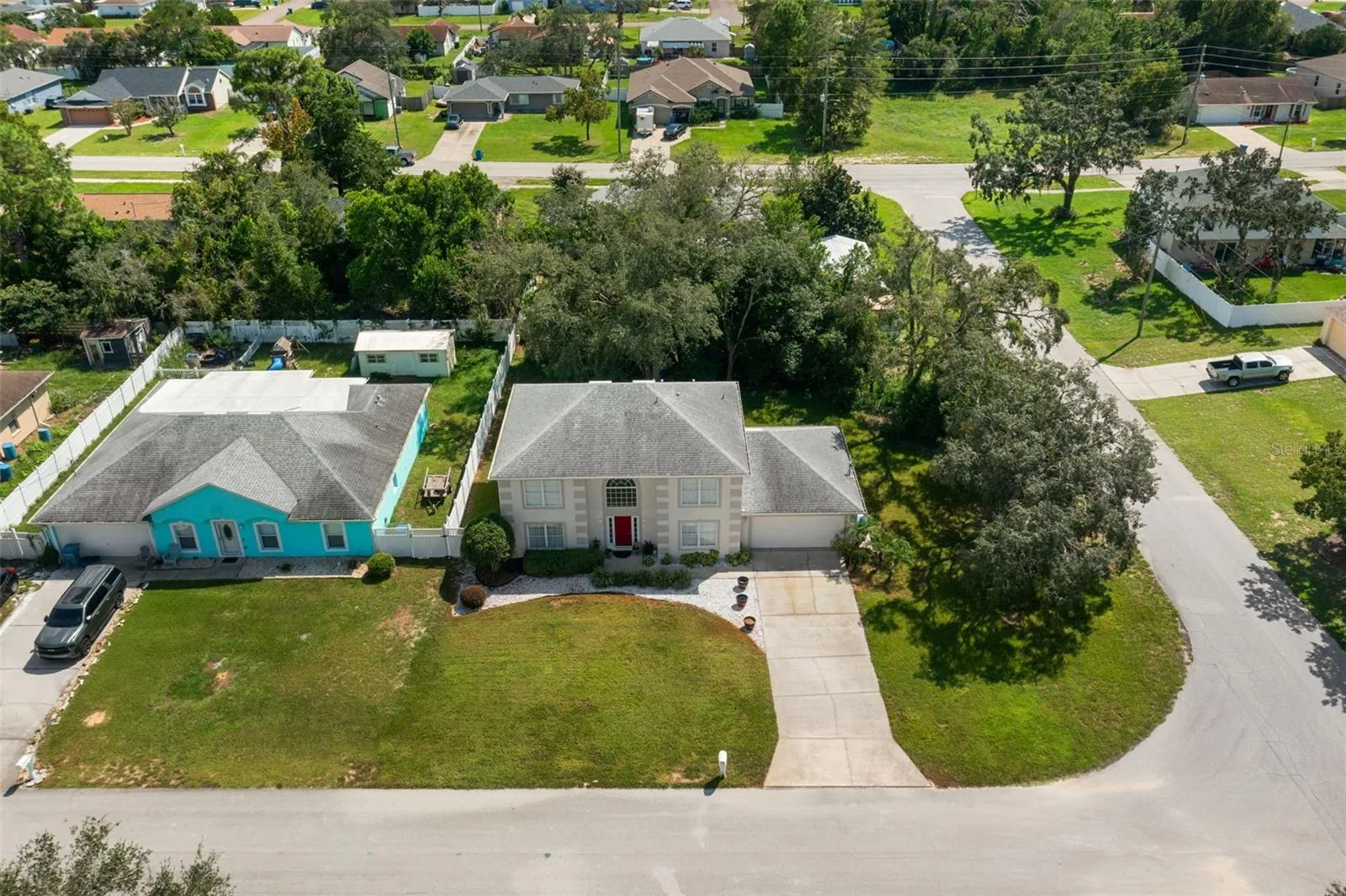 Ariel View of Home