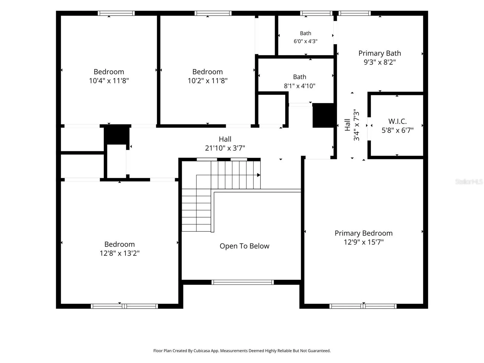 2nd Story Floor Plan