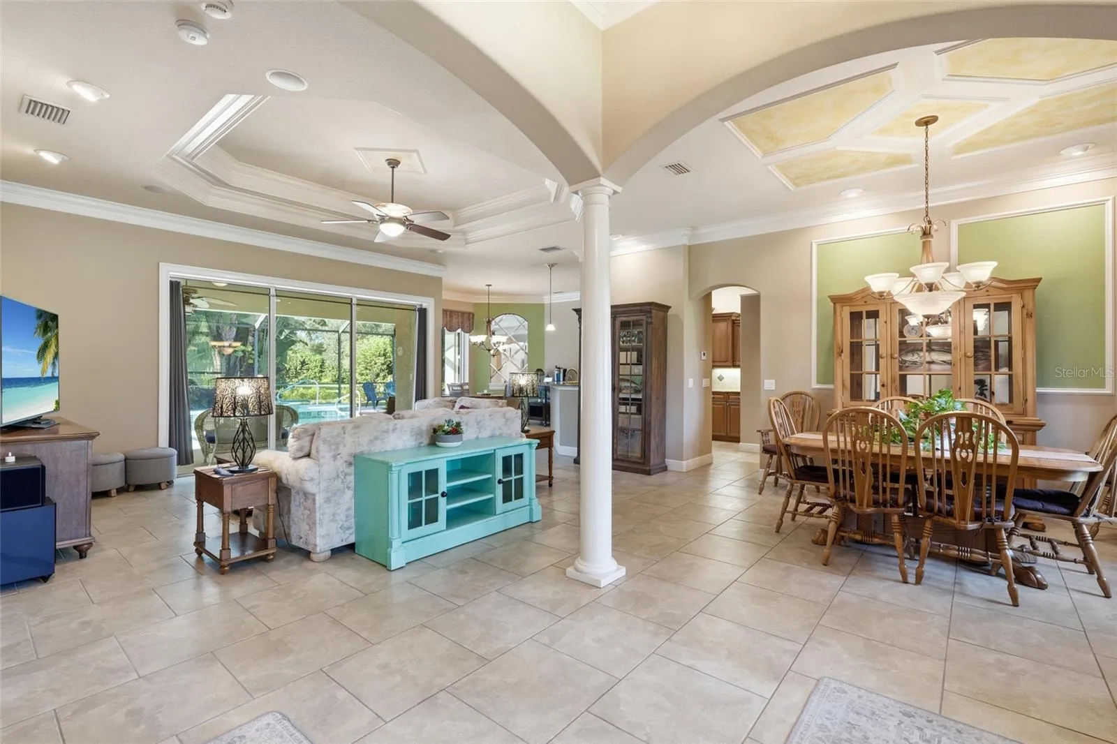 Living Room and Dining Room