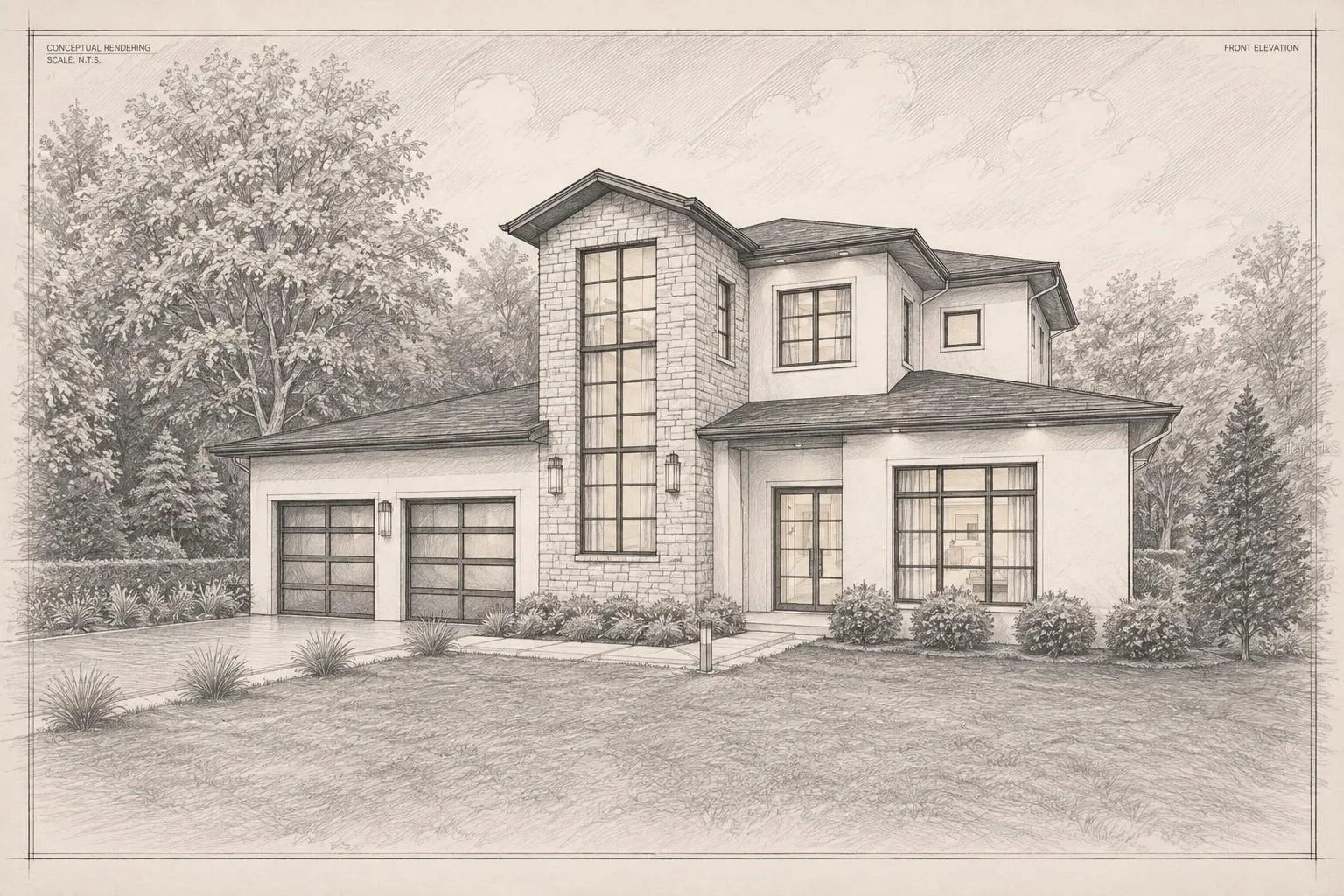 2119 Howard Dr. sketch