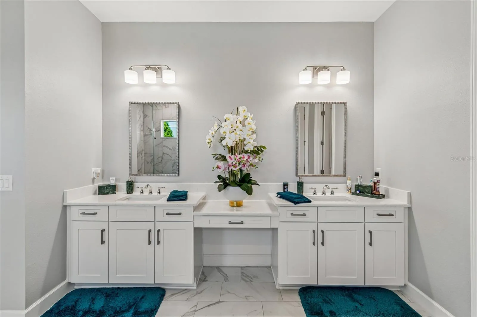 Double Raised Vanities