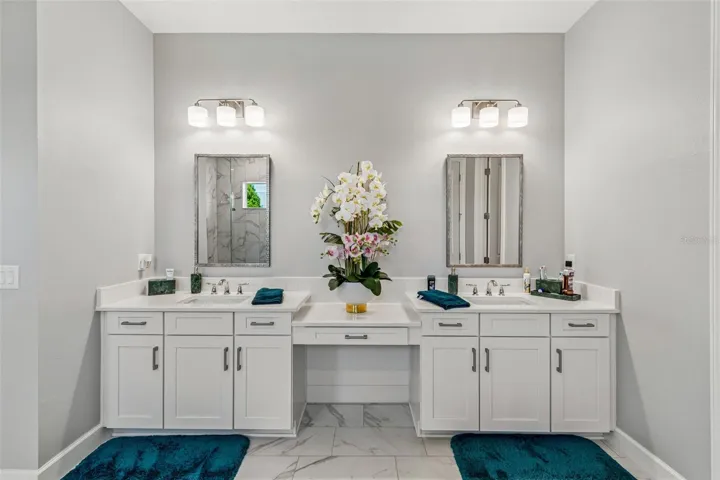 Double Raised Vanities