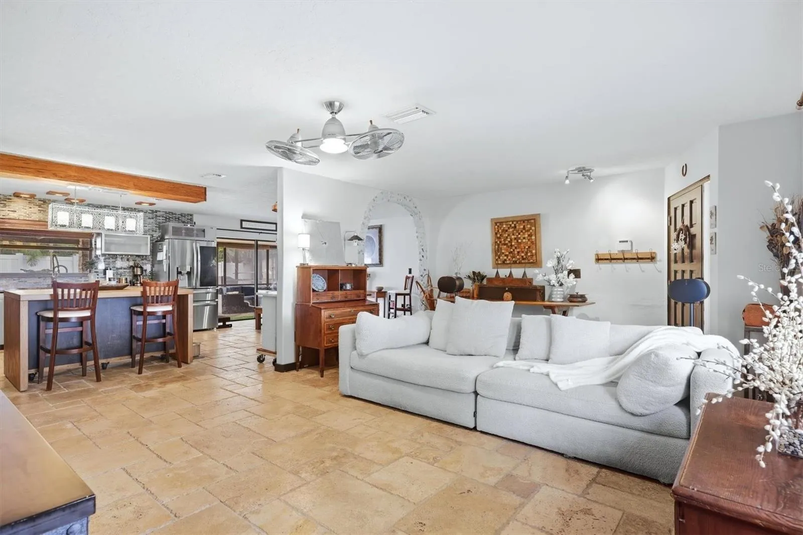 Living Room/Open Floor Plan to Kitchen