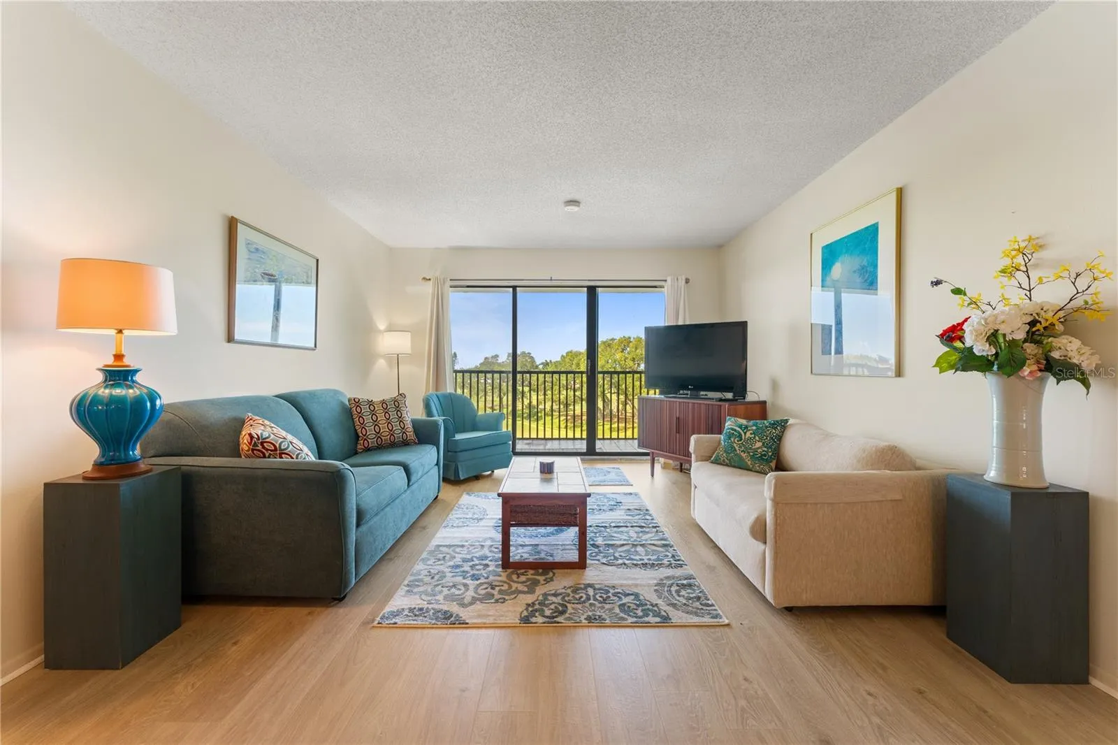 Living room with beautiful views