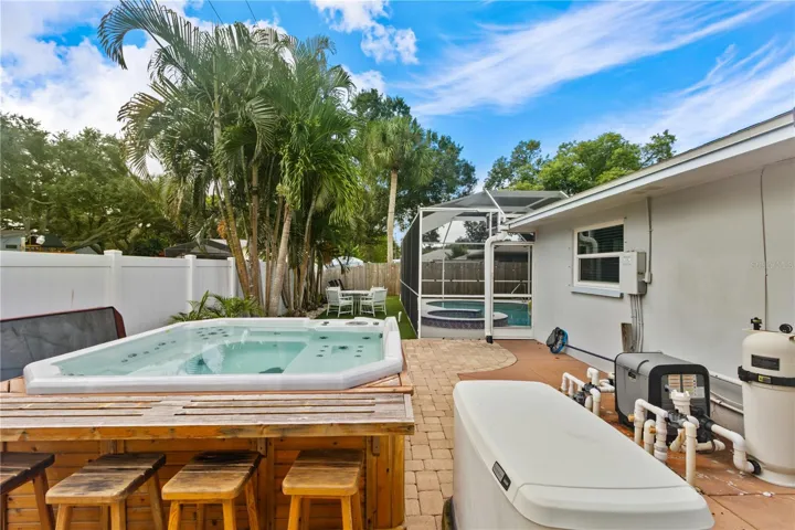 Hot Tub and Generac Generator for the house