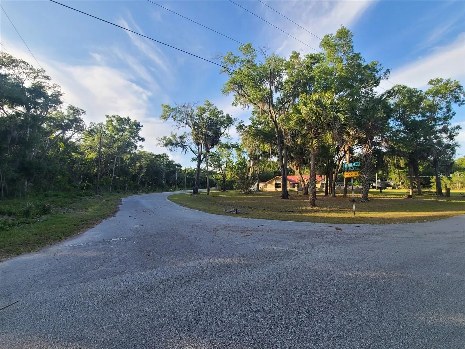 Large corner lot, 2.72 acres