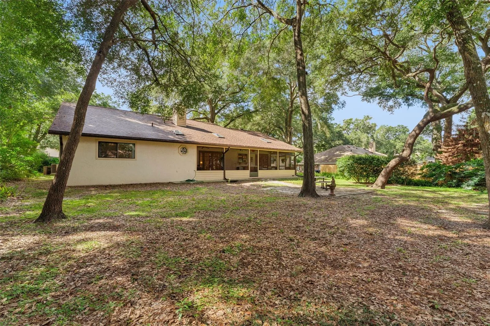Large backyard!