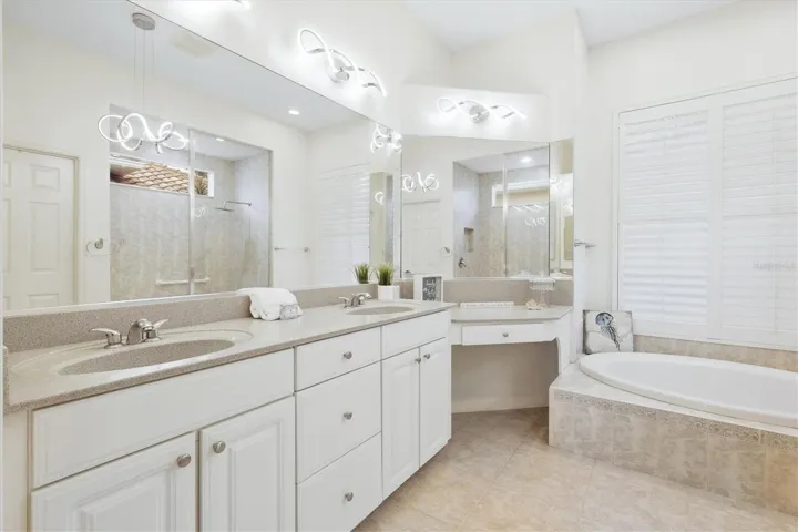 Primary Bath with Dual Sinks and Garden Tub / Separate Shower