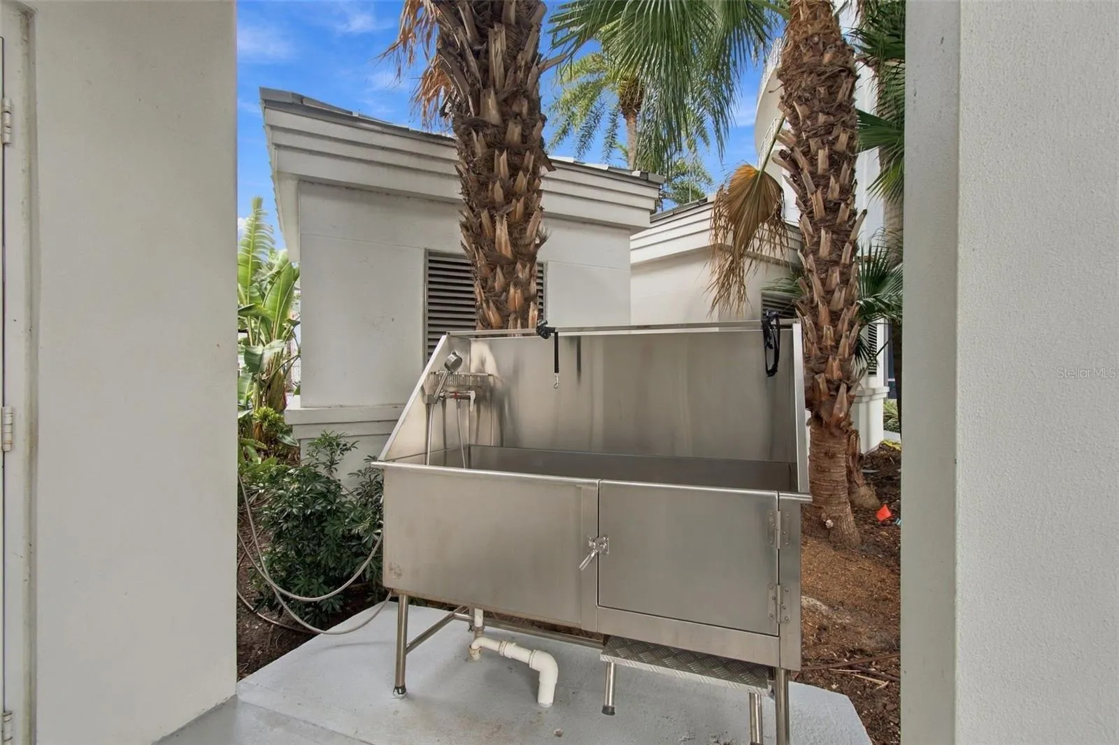 Dog wash station