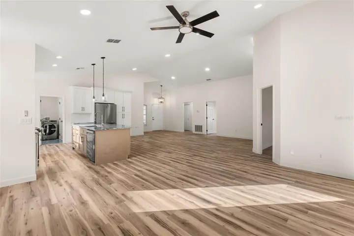 Open floor plan with tons of natural lighting