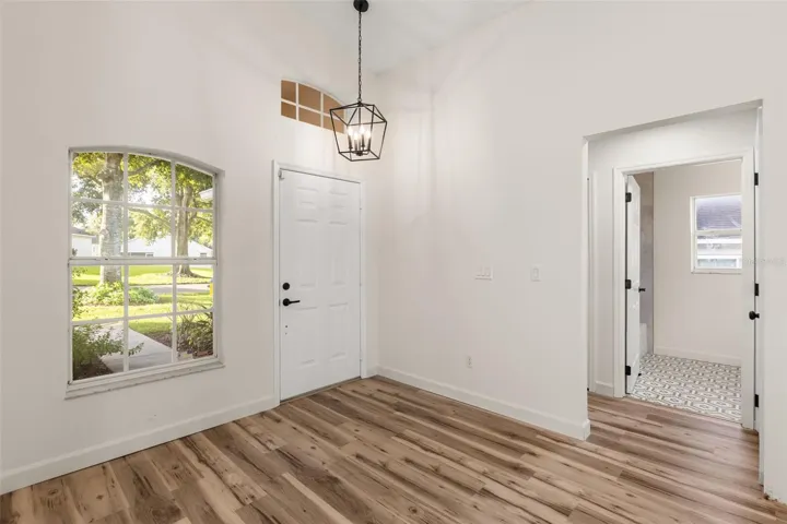 Front door entry With plenty of natural light