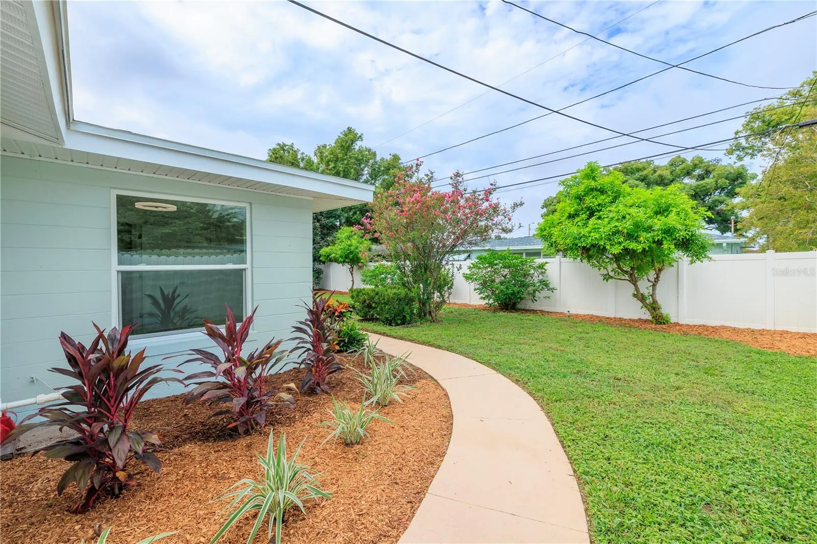 Beautifully landscaped front and rear yard.