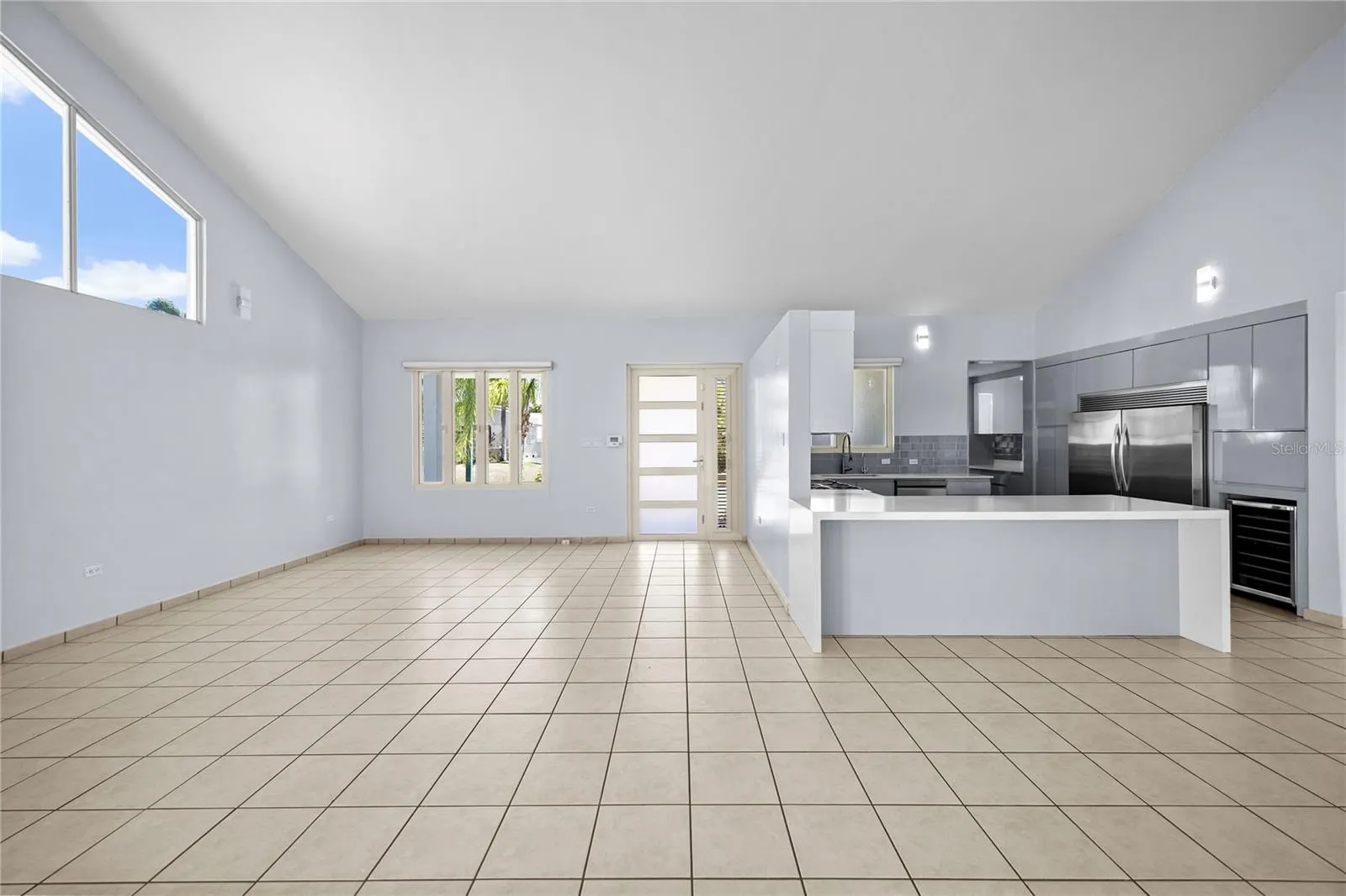 Formal Living Area and Dining opens up to Kitchen