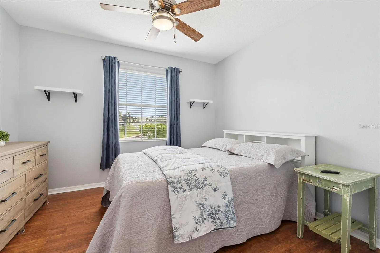 Bedroom #3 offers wood laminate flooring