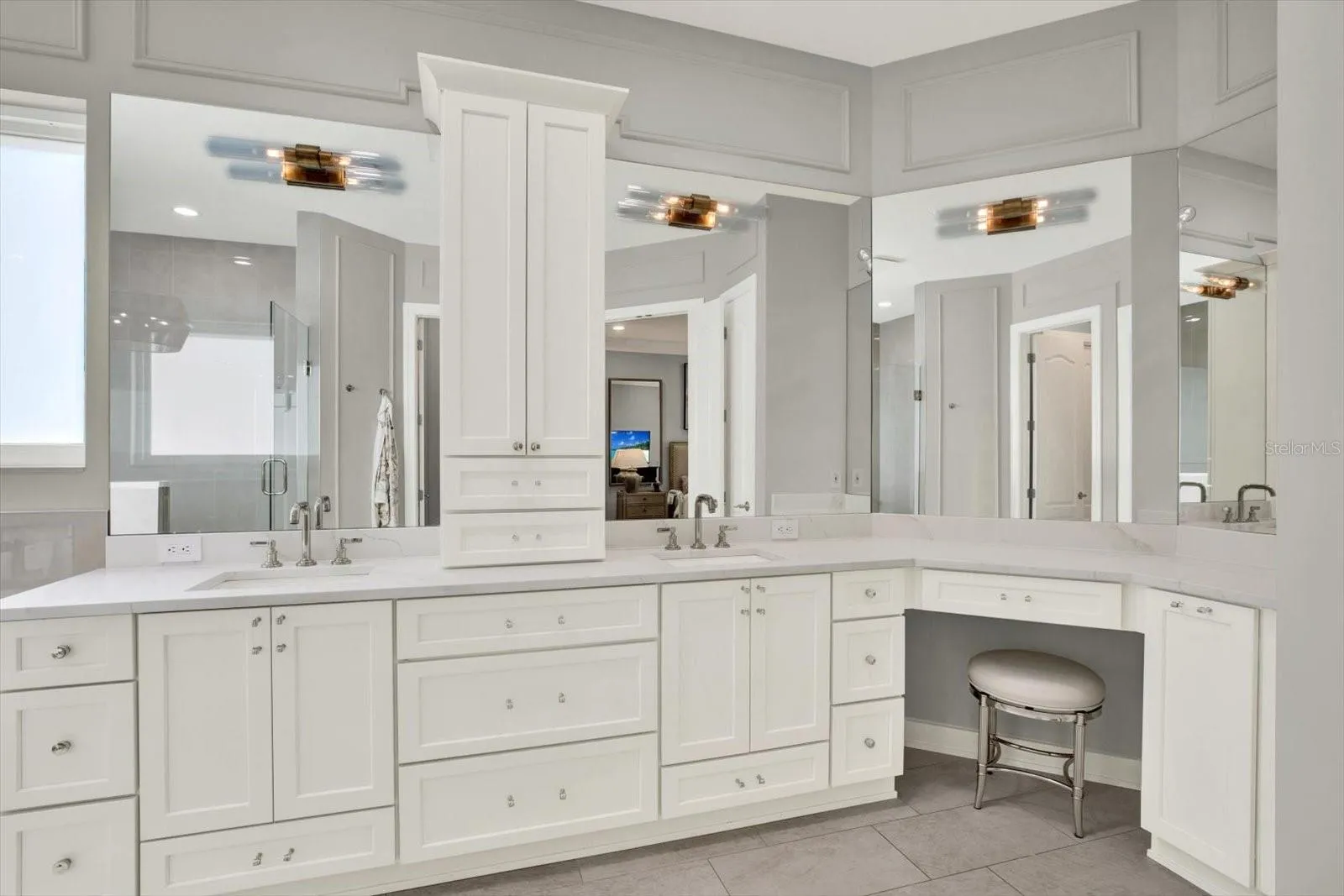 over sized (17x10) Primary Bath with soaker tub, separate shower, and private water closet