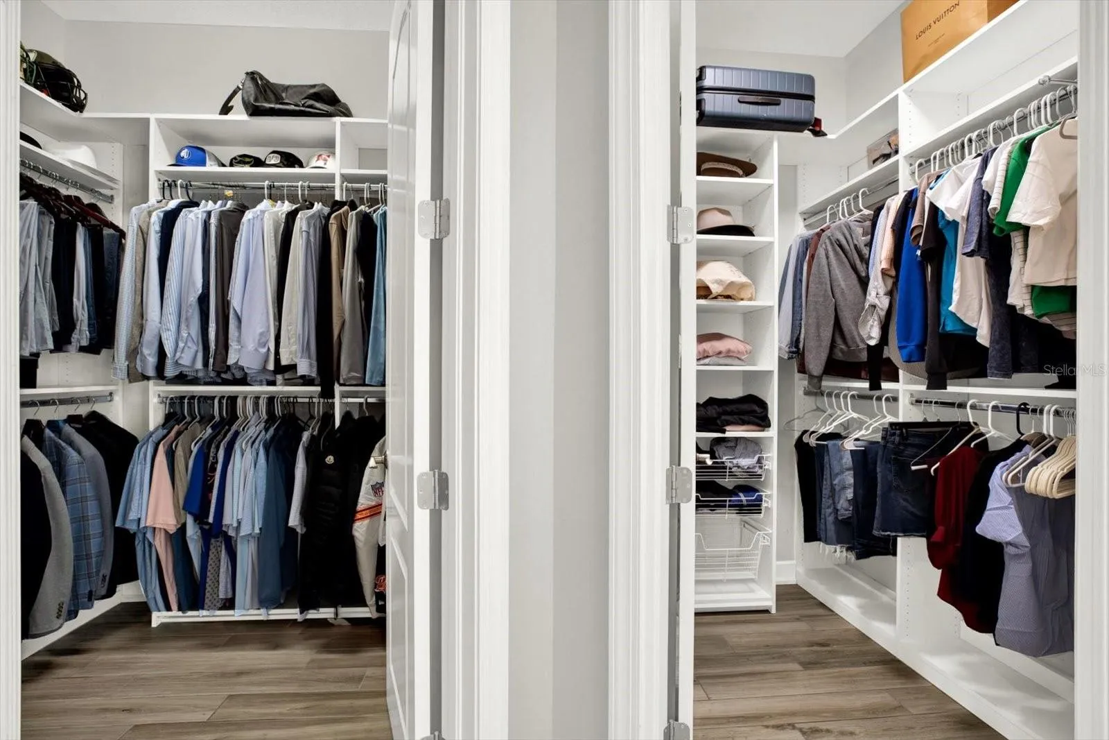 Primary Double closets